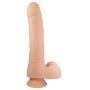 Dildo jak penis z jądrami żyłami przyssawka 21cm - 4