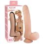 Dildo jak penis z jądrami żyłami przyssawka 21cm - 10