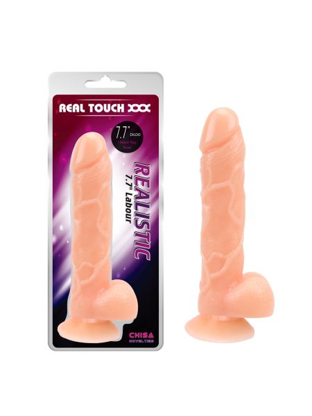 Dildo kręgosłup realistyczny penis przyssawka 20cm - 2