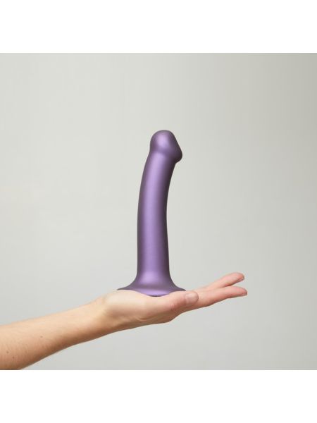 Sexowne dildo o prostym kształcie przyssawka 18 cm - 4