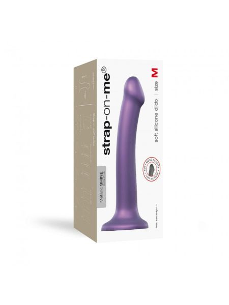 Sexowne dildo o prostym kształcie przyssawka 18 cm - 5