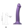 Sexowne dildo o prostym kształcie przyssawka 18 cm - 4