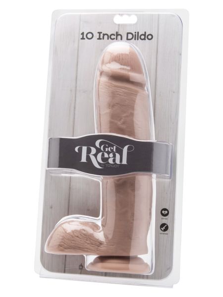 Dildo na przyssawce duży realistyczny penis 25cm - 4