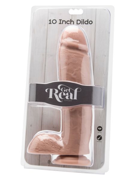 Dildo na przyssawce duży realistyczny penis 25cm - 3