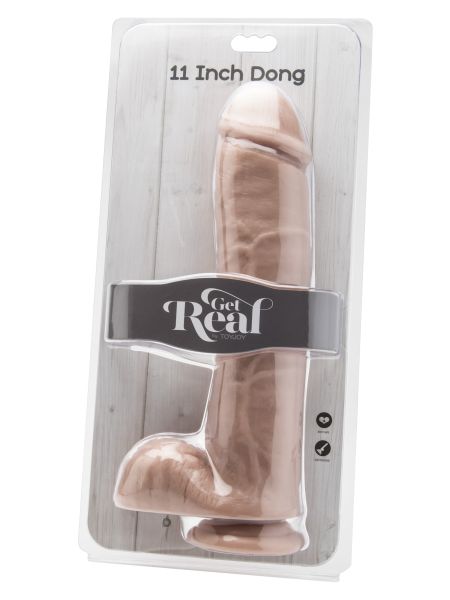 Dildo na przyssawce duży realistyczny penis 28cm - 2