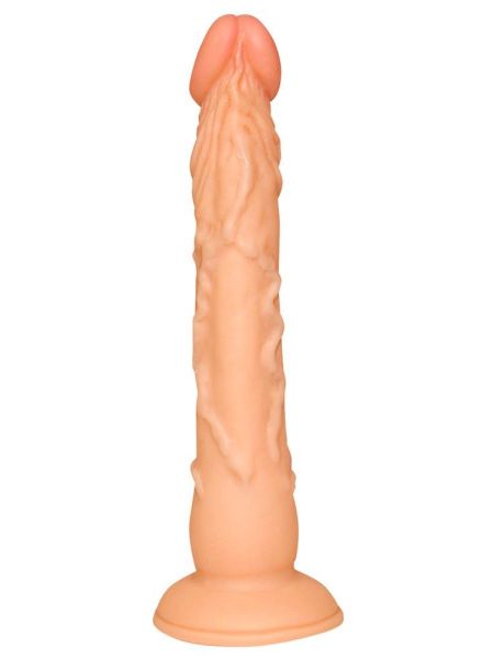 Dildo na przyssawce naturalny rozmiar wąskie 18cm - 6