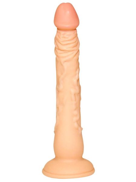 Dildo na przyssawce naturalny rozmiar wąskie 18cm - 7