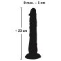 Dildo na przyssawce naturalny rozmiar wąskie 18cm - 13