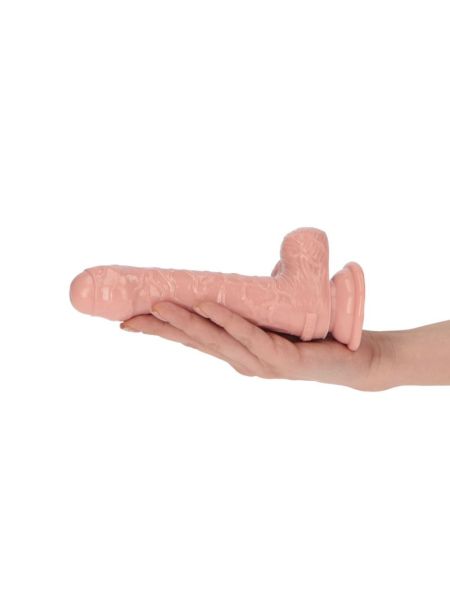 Dildo na przyssawce penis jak prawdziwy jądra 16cm - 5