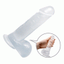 Dildo na przyssawce realistyczny jędrny penis 19cm - 3