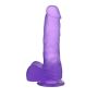 Dildo na przyssawce realistyczny jędrny penis 19cm - 11