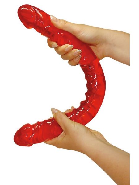 Dildo penis podwójna penetracja lesbijskie 43cm - 5