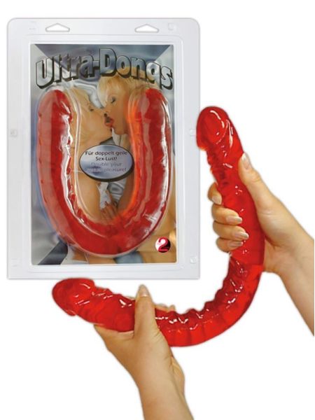 Dildo penis podwójna penetracja lesbijskie 43cm - 7