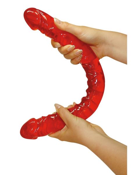 Dildo penis podwójna penetracja lesbijskie 43cm - 6