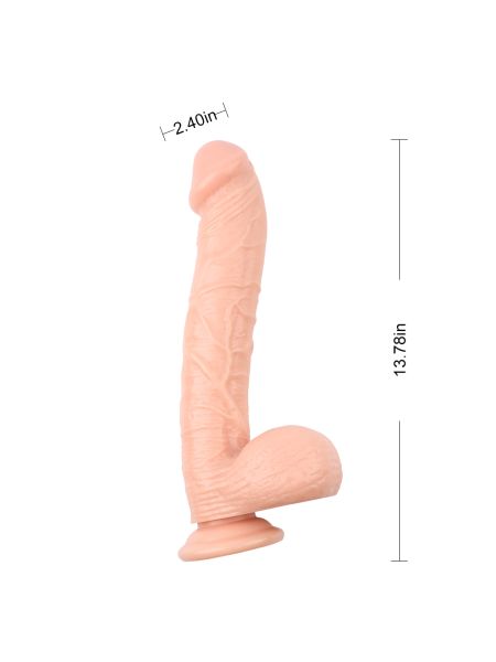 Dildo penis realistyczny członek przyssawka 35cm - 3