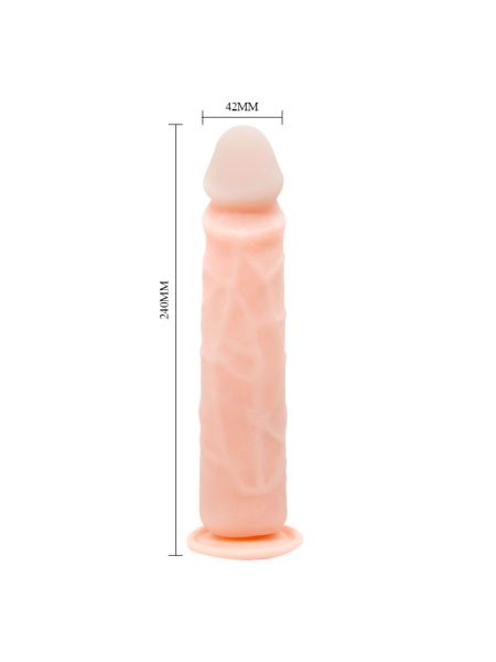 Dildo penis sztuczny członek z przyssawką sex 24cm - 2