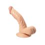 Dildo penis z jądrami i przyssawką na ścianę 16cm - 5