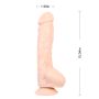 Dildo penis z jądrami realistyczne grube duże 25cm - 4