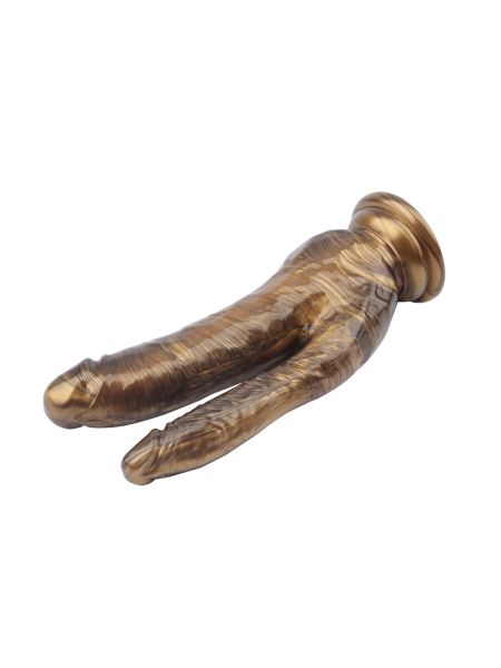 Dildo podwójna penetracja analne waginalne 19cm - 3