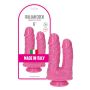 Dildo podwójne 2 penisy realistyczne członki 15cm - 2