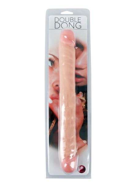 Dildo podwójne dwustronne realistyczne penis 33 cm - 2