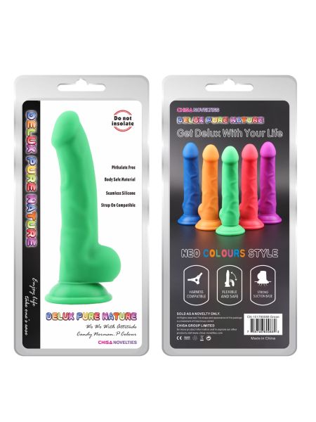 Dildo realistyczne penis naturalne przyssawka 21cm - 2