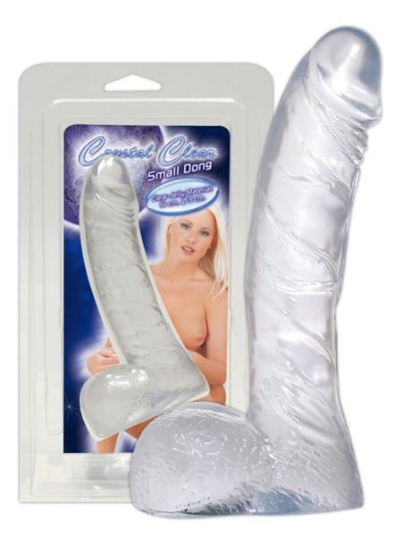 Dildo realistyczne penis sex członek jądra 14cm - 5