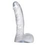 Dildo realistyczne penis sex członek jądra 14cm - 4