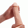 Dildo realistyczne sztuczny penis przyssawka 22cm - 12