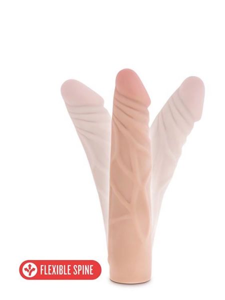 Dildo realistyczne z kręgosłupem giętki penis 19cm - 3