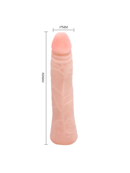 Dildo sztuczny członek wyginany realistyczny 19cm - 6