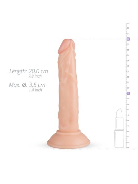 Dildo sztuczny penis jak prawdziwy przyssawka - 4