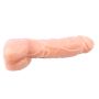 Dildo z jądrami realistyczny penis członek 20cm - 3