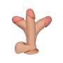 Dildo z kręgosłupem zginane przyssawka jądra 20cm - 5