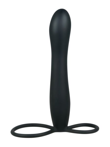 Dildo z pętlami na penisa jądra drugi członek 15cm - 6