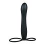 Dildo z pętlami na penisa jądra drugi członek 15cm - 7