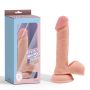 Dildo z przyssawką realistyczny penis jądra 19cm - 2