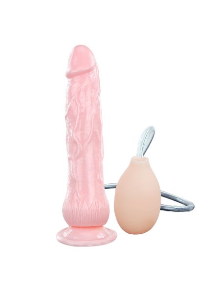 Dildo z wytryskiem super realistyczny penisa 19cm