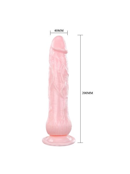 Dildo z wytryskiem super realistyczny penisa 19cm - 3