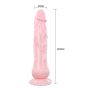 Dildo z wytryskiem super realistyczny penisa 19cm - 4