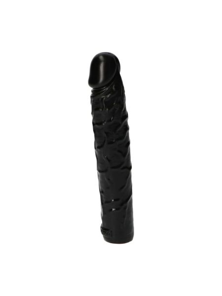 Czarne dildo żylaste analne wodoodporne 16,5 cm - 3