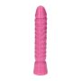 Realistyczny różowy penis w spiralne żyły 10,5cm - 3