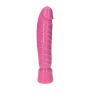 Realistyczny różowy penis w spiralne żyły 10,5cm - 5