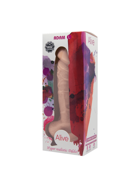 Realistyczne dildo sztuczny penis z przyssawką Alive Adam L - 2