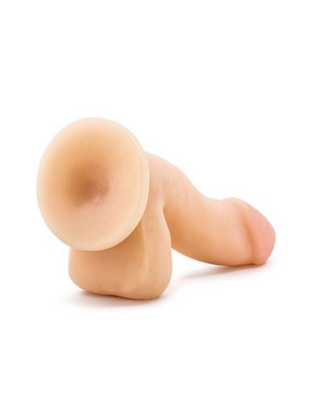 Giętkie miękkie dildo z mocną przyssawką 16,5 cm - 6