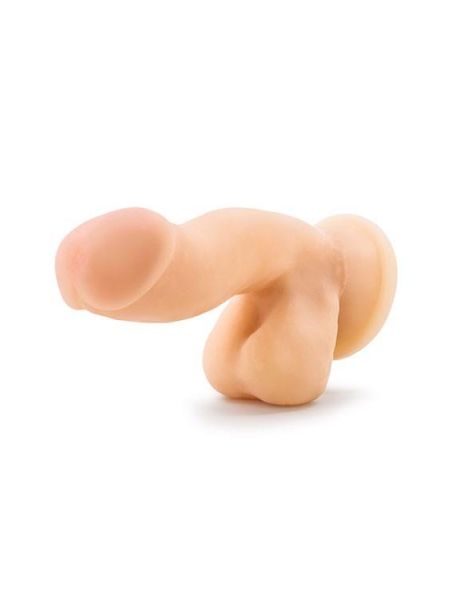 Giętkie miękkie dildo z mocną przyssawką 16,5 cm - 7