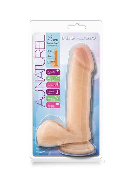 Cielisty realistyczny miękki penis dildo 20 cm - 4