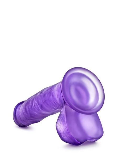 Żelowy gruby penis dildo z mocną przyssawką 18 cm - 4