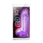 Żelowy gruby penis dildo z mocną przyssawką 18 cm - 2