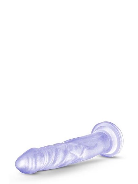 Przezroczyste miękkie dildo mocna przyssawka 17 cm - 3